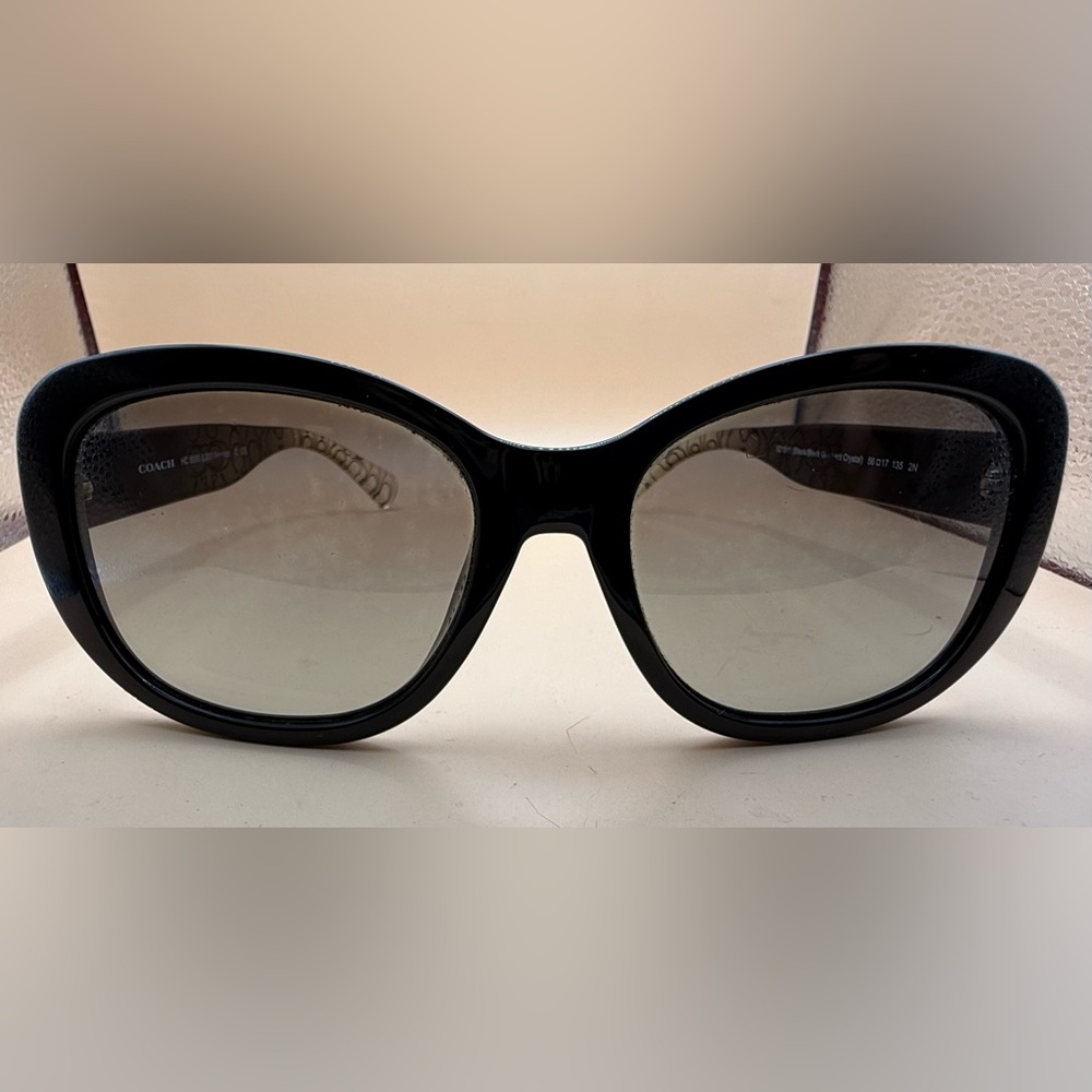 Coach Black Patterned Sunglasses - image 2